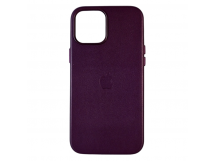 Чехол для iPhone 13 кожаный Magsafe, фиолетовый