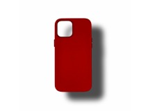 Чехол для iPhone 14 кожаный Magsafe, красный