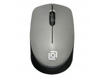 Мышь Оклик 486MW черный/серый оптическая (1600dpi) беспроводная USB для ноутбука (3but) [08.06], шт