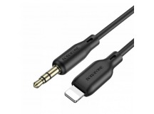 Аудио Адаптер BOROFONE BL18 Lightning - 3.5mm AUX (черный)