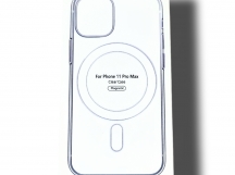 Чехол для iPhone 11 Pro Max Magsafe прозрачный, в упаковке