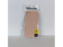 Чехол для iPhone 11 Pro TPU with cloth розовый