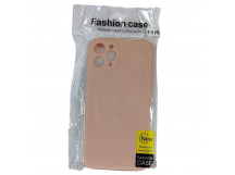 Чехол для iPhone 11 Pro TPU with cloth розовый