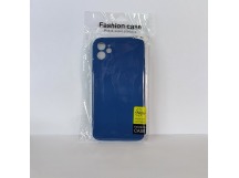 Чехол для iPhone 11 TPU with cloth синий