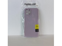Чехол для iPhone 12 Pro Max TPU with cloth фиолетовый