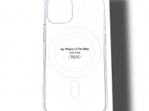 Чехол для iPhone 13 Pro Max Magsafe прозрачный, в упаковке