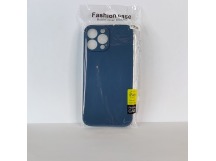 Чехол для iPhone 13 Pro Max TPU with cloth синий