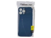 Чехол для iPhone 13 Pro Max TPU with cloth синий