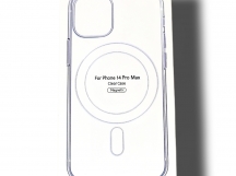 Чехол для iPhone 14 Pro Max Magsafe прозрачный, в упаковке