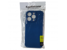 Чехол для iPhone 14 Pro TPU with cloth синий