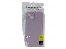 Чехол для iPhone 14 TPU with cloth фиолетовый