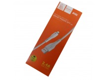 Кабель USB - Lightning DENMEN D15L (2.4A/1m) белый