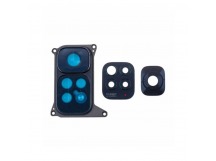 Стекло камеры для Xiaomi Redmi Note 11S 4G (2201117SY) (комплект 2 шт.) Черный