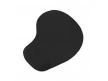 Коврик для мышки Тип 7 овальный с поддержкой запястья (черный)