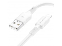 Кабель USB - Apple lightning BOROFONE BX80 (белый) 1м