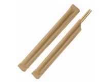 Палочки для суши 23см (100шт) бамбук сдвоенные в крафт.бумаж упак  1/20уп