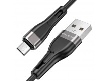 Кабель USB - Micro BOROFONE BX46 Silicone (черный) 1м