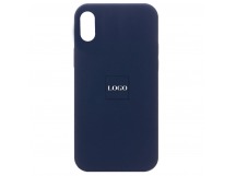 Чехол Silicone Case для iPhone XR синий