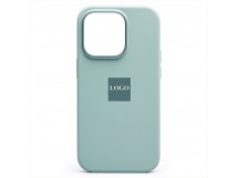 Чехол Silicone Case для iPhone13 Pro Max голубой