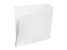 Уголок бумажный 15,5*17см (100шт) пергамент белый без печати 1/100/2000шт
