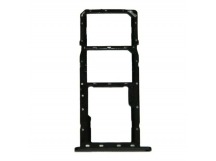 Держатель сим для Samsung A015F/M015F Galaxy A01/M01 (черный)