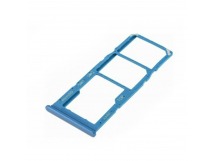 Держатель сим для Samsung M127F Galaxy M12 (синий)