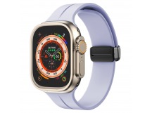 Ремешок - ApW29 Apple Watch 38/40/41мм силикон на магните (light violet) (218433)