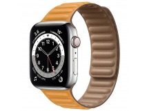 Ремешок - ApW31 Apple Watch 38/40/41мм экокожа на магните (orange) (218820)
