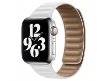 Ремешок - ApW31 Apple Watch 38/40/41мм экокожа на магните (white) (218817)