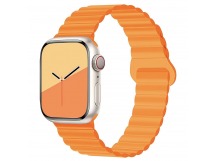 Ремешок - ApW32 Apple Watch 38/40/41мм силикон на магните (orange) (218893)