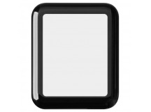 Стекло для переклейки на Apple Watch S2/S3 38mm + OCA (черный)