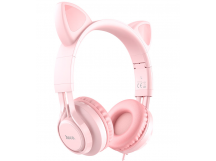 Накладные наушники Hoco Cat W36  (pink) (214067)