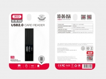 КартРидер XO DK05A 2в1 (Micro SD/SD) USB2.0 черный