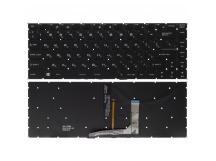 Клавиатура для MSI GS65 Stealth черная c красной подсветкой