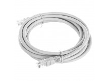 Патч-корд UTP cat 6, RJ45-RJ45  5,0м, многожильный, серый "Cablexpert"