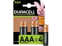 Аккумулятор AAA Duracell HR03 (850/900) mAh (4-BL) (4/40/15000) (219812)