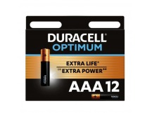 Батарейка AAA Duracell LR03 OPTIMUM (12-BL) (12/96) (219806)