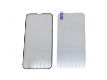 Защитное стекло 9D+ стекло iPhone 13/13 Pro/14 WUW тех упаковка Черный