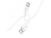 Кабель USB - Type-C HOCO X87 "Magic silicone" (3А, 100см) белый