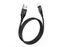 Кабель USB - Apple Lightning HOCO U93 "Shadow" (2.4A, 120см) черный