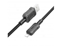 Кабель USB - Apple Lightning HOCO X94 "Leader" (2.4А, 100см) черный