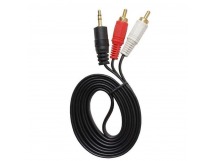 Кабель AUX на 2RCA ENERGY POWER  (черный) 5.0м