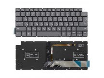 Клавиатура PK132KD1A06 для Dell серая с подсветкой