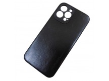 Чехол силиконовый iPhone 13 Pro Max X-Level под кожу черный