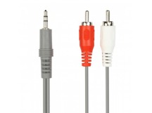 Кабель 3,5 Jack (M)  - RCА*2 (M) SMARTBUY 1.8 м (в пакете)