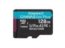 Карта флэш-памяти MicroSD 128 Гб Kingston Canvas Go Plus UHS-I U3 V30 A2 (170/70 Mb/s) без а(220870)