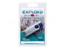 Флэш накопитель USB 16 Гб Exployd 530 (blue) (220854)