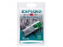 Флэш накопитель USB 16 Гб Exployd 530 (green) (220852)