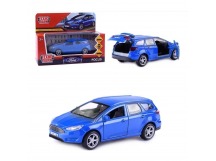 Машина Технопарк металл. Ford Focus Turnier синий (12см) откр.дв,баг,в/к FOCUSSW, шт