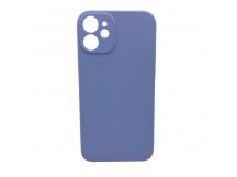 Чехол iPhone 12 Mini ( Full Camera) Силикон Матовый Светло-Фиолетовый